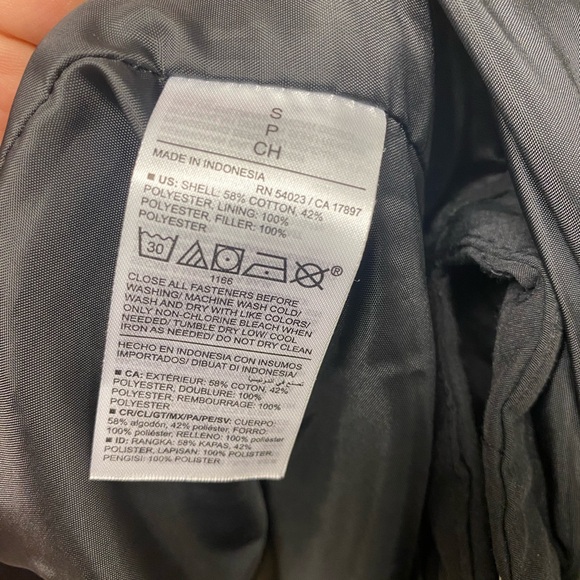 Old Navy Quilted Utility Jacket black NWT - Picture 7 of 15